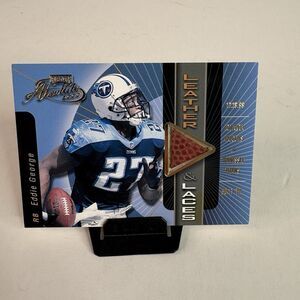 2000 Playoff Absolute Eddie George Leather & Laces Ball /350 NFL Card #EG 27-A